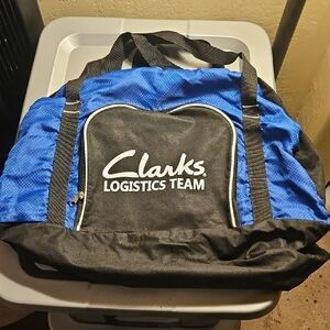 Clarks Men's Duffel Bag in Blue and Black